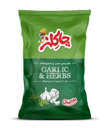 چیپس سیر و سبزیجات